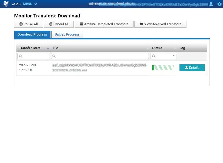 Select destination folder