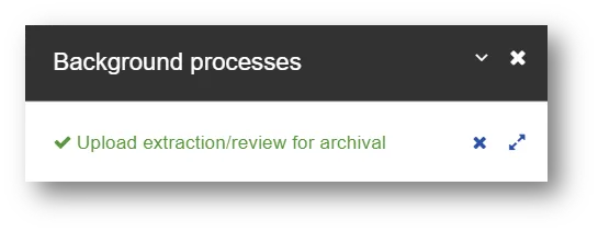 Upload success